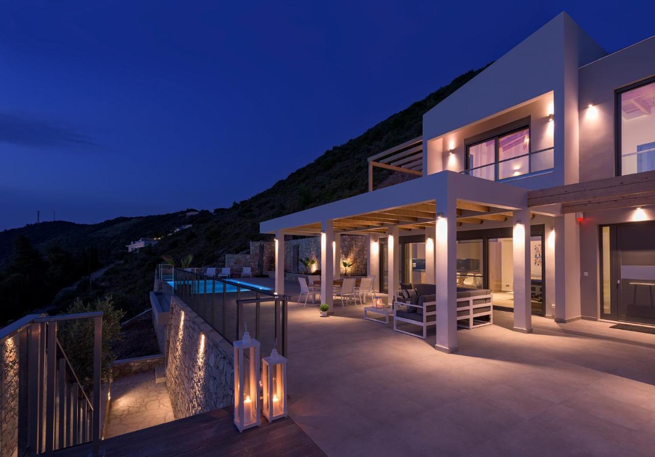 Kathisma Bay Villas - Luxury Villas- Villa Oceanos Kalamítsi Buitenkant foto