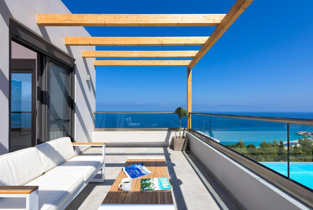 Kathisma Bay Villas - Luxury Villas- Villa Oceanos Kalamítsi Buitenkant foto