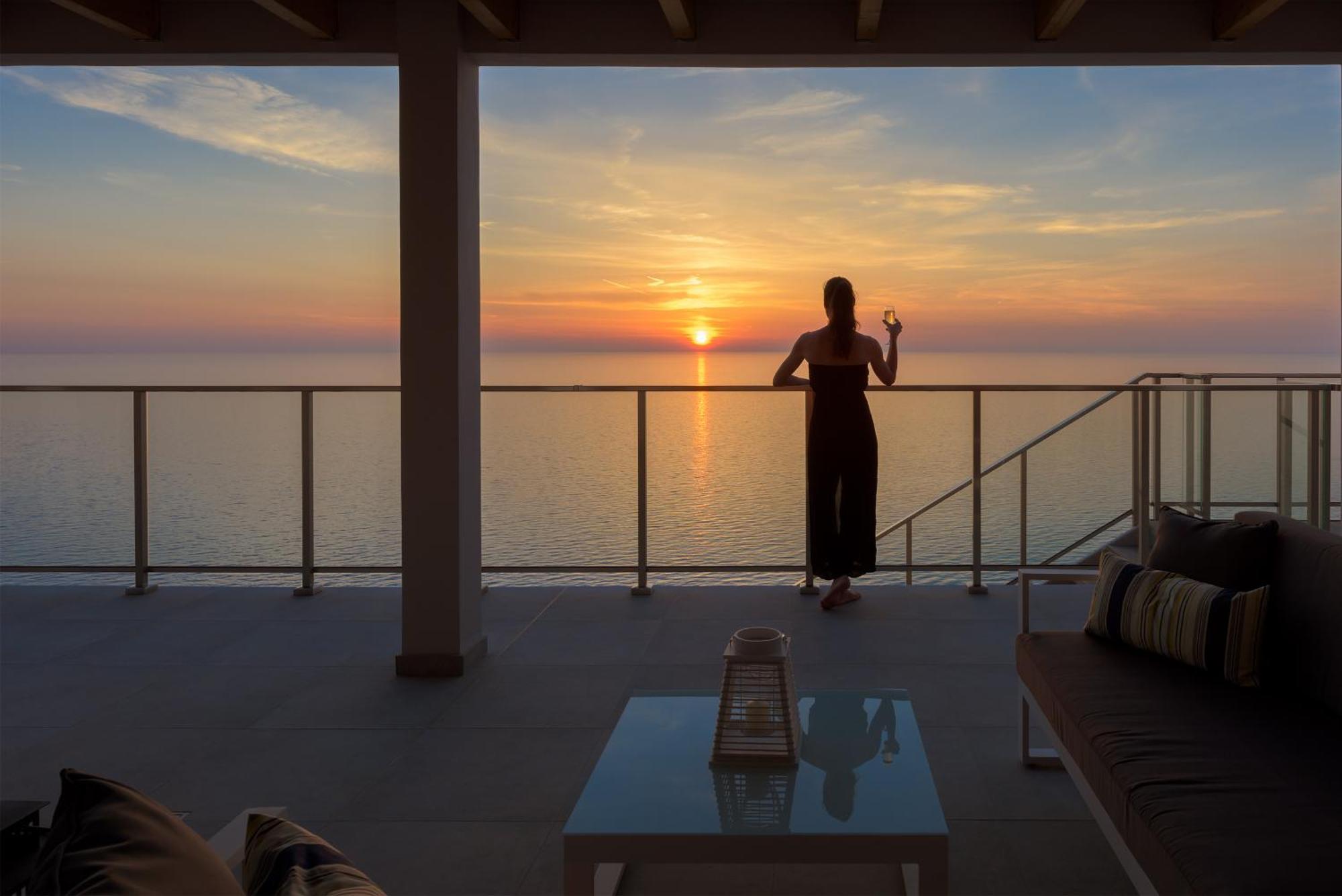 Kathisma Bay Villas - Luxury Villas- Villa Oceanos Kalamítsi Buitenkant foto
