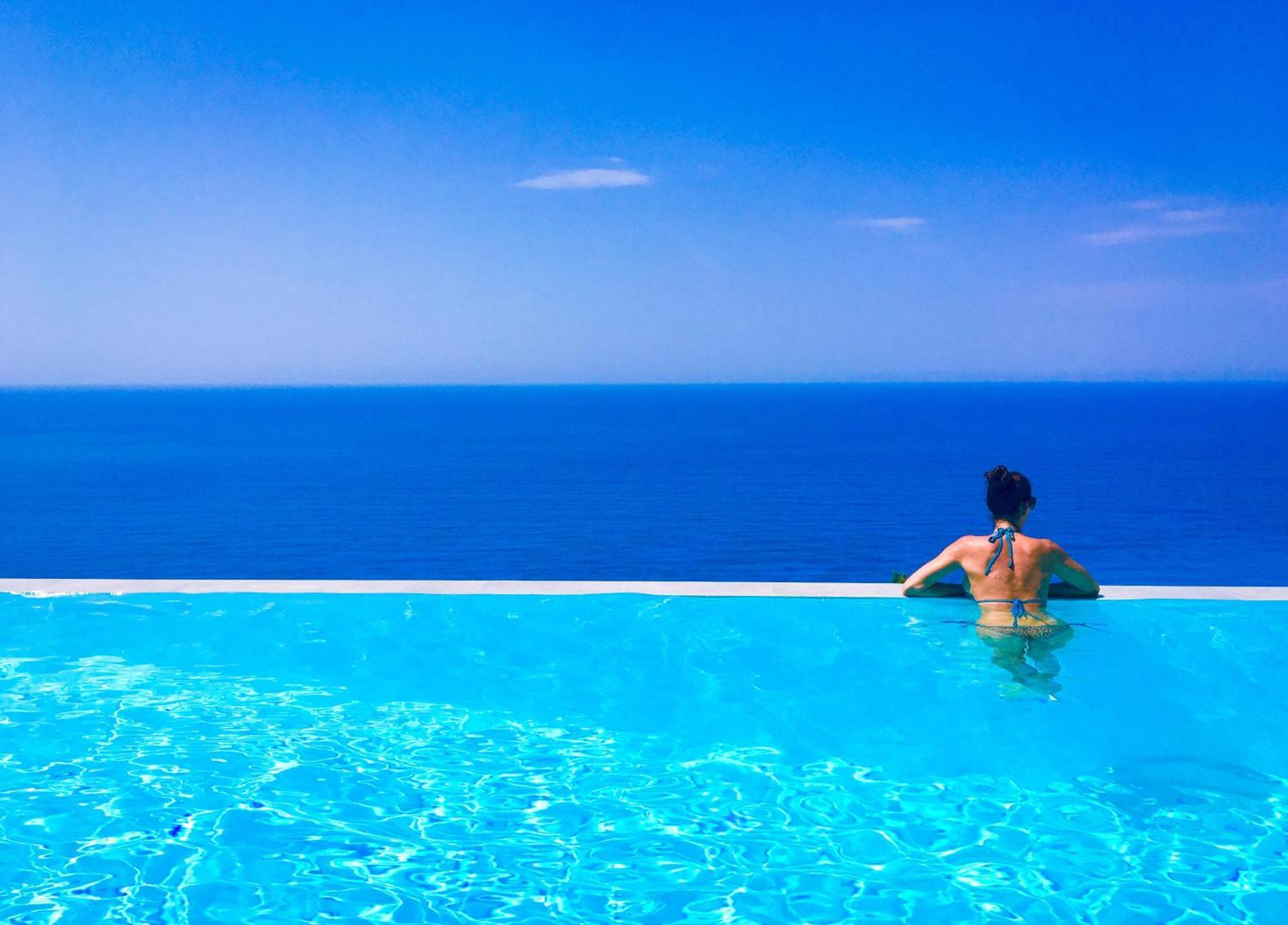 Kathisma Bay Villas - Luxury Villas- Villa Oceanos Kalamítsi Buitenkant foto